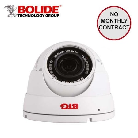 Bolide 5MP Vari-Focal IP66 Outdoor Eyeball camera lens I.R. up to 150' 2.8 - 12mm mm lens. POE BOL-BTG-N1509IRODVA-W